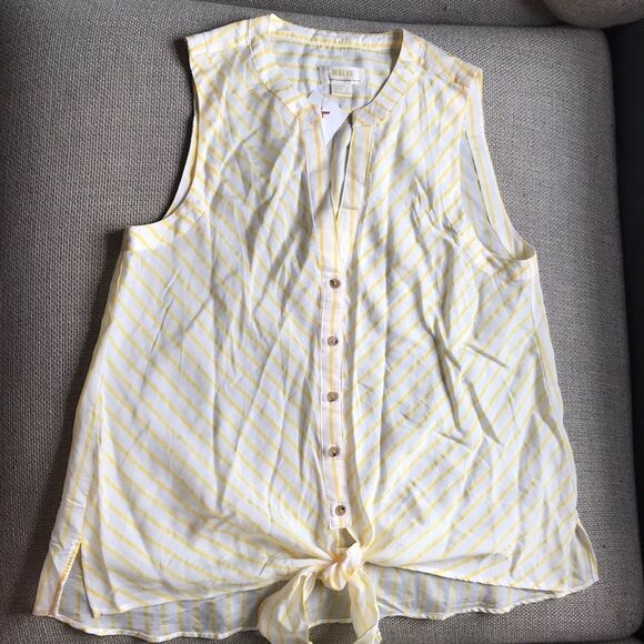 NWT Maeve by Anthropologie Bottom Tank Top Size 8 - Picture 1 of 7